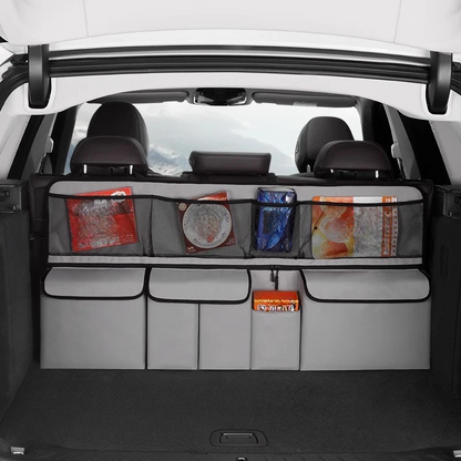 🚗 50% OFF NOW! 📦 Hanging Trunk Storage Bag – Space-saving, sturdy & easy to install – Perfect for organizing car trunks & SUVs 🛠️