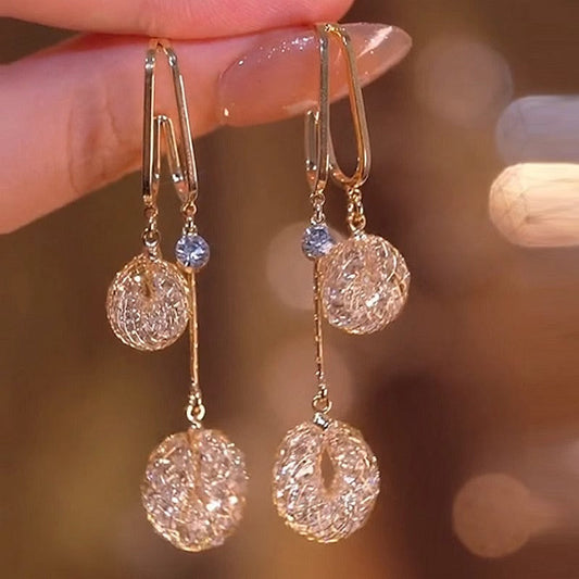 💎 50% OFF NOW! ✨ Elegant Artificial Crystal Tassel Drop Earrings – Sparkling Design, Anti-Tarnish & Perfect for Any Occasion 🌟