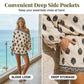 Bohemian jumpsuitset met schoudervrije pasvorm en print