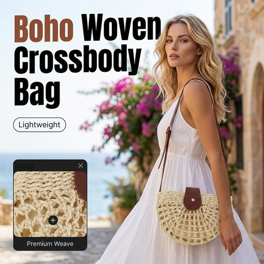 👜✨ Geweven Crossbody Tas voor Dames – Stijlvol & Praktisch 🌸💼