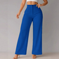 🎁 50% KORTING! 👖 Dames Casual Broek met Wijde Pijpen – Effen Kleur & Comfortabele Pasvorm ✨