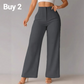 🎁 50% KORTING! 👖 Dames Casual Broek met Wijde Pijpen – Effen Kleur & Comfortabele Pasvorm ✨