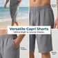 Casual linnen set met overhemd en broek voor here