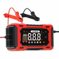 🔋 12V 6A slimme acculader – pulsherstel voor oude batterijen, geschikt voor alle auto's en motoren.