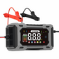 🔋 12V 6A slimme acculader – pulsherstel voor oude batterijen, geschikt voor alle auto's en motoren.
