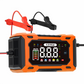 🔋 12V 6A slimme acculader – pulsherstel voor oude batterijen, geschikt voor alle auto's en motoren.