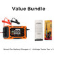 🔋 12V 6A slimme acculader – pulsherstel voor oude batterijen, geschikt voor alle auto's en motoren.