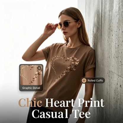 👚 50% KORTING! ✨ Dames Casual Top met Korte Mouw en Print – Vrolijke Look, Zachte Stof & Perfect voor Zomer, Strand of Vrije Tijd – Eenvoudig te Combineren 🌸