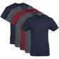 Heren Klassiek T-shirt met Ronde Hals