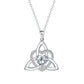 Keltische Knoop Hart Ketting
