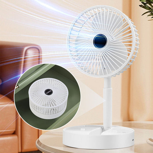 🔥NU 50% KORTING!🔥 Opvouwbare plug-in ventilator – orkaankracht in zakformaat! ⚡💨