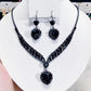 💎Beperkte tijd 50% korting✨Fonkelende hartensieraden set – ketting & oorbellen, elegant, lichtgewicht💖