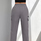 👖 50% KORTING NU! 🎒 Dameswerkbroek met trekkoord – Ademend, Zakken & Rechte Pijpen – Relaxte Pasvorm, Vrije Beweging ✨