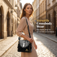 👜 TIJDELIJKE AANBIEDING: 50% KORTING+Gratis verzending✨ Glanzende krokodilprint dames handtas – Gestructureerd, gouden hardware, ruim & chique 💼