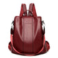 🎒 Stijlvolle PU Damesrugzak | Ruim, Elegant & Veilig (Anti-Diefstal Design)