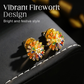 🥳💞50K+ VERKOCHT!💥50% KORTING! 🔥 Kleurrijke Vuurwerk Oorbellen en Ketting voor Dames