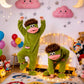 🐟 Elegantie heeft geen woorden nodig – Knusse Koraalvlies Pyjama met Figuren 🧸 | Onesie | S-2XL
