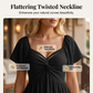 💃 Puff Sleeve Backless Bow Tie Dress💕