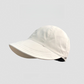 🎁✨Elegante opvouwbare zonnehoed voor dames met UPF 50+ – Brede katoenen buckethoed met nekflap en verstelbare band 🌞 | Inpakbaar, ademend en strandklaar