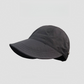 🎁✨Elegante opvouwbare zonnehoed voor dames met UPF 50+ – Brede katoenen buckethoed met nekflap en verstelbare band 🌞 | Inpakbaar, ademend en strandklaar