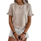 🌸 NU 50% KORTING! 🌸Dames Elegante Ruche Mouw Zomertop