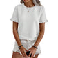🌸 NU 50% KORTING! 🌸Dames Elegante Ruche Mouw Zomertop