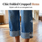 👖 50% KORTING – Hoge Taille Cropped Jeans – Wijde Pijpen & Flatterende Pasvorm 💙