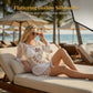 👙 NU 55% KORTING! 🌊 Boheemse gehaakte strandcover-up met kwastjes – Luchtig, soepel vallend & boho-chic – perfect voor aan het zwembad, op het strand of op zomervakantie – met verstelbare pasvorm 🧶