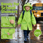 Waterdichte regenponcho voor kinderen met capuchon
