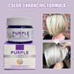 👱‍♀️💜 50% KORTING! Stop met het zien van oranje vlekken in je dure blonde coupe! Dit paarse masker neutraliseert ongewenste warme tinten, hydrateert intensief en geeft je haar die koele, salon-frisse glans terug!