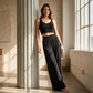 🎉 LIMITED TIME 50% OFF! 👖 Women's Casual Wide Leg Pants – Milk Silk Fabric & Elastic High Waist 🌸