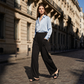 🎉 LIMITED TIME 50% OFF! 👖 Women's Casual Wide Leg Pants – Milk Silk Fabric & Elastic High Waist 🌸