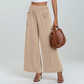 🎉 LIMITED TIME 50% OFF! 👖 Women's Casual Wide Leg Pants – Milk Silk Fabric & Elastic High Waist 🌸