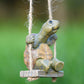 🎉Nieuw! Beperkte Tijd – 50% KORTING⏰ Speelse Schildpad Schommel Decoratie