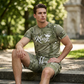👕🌞 Heren Casual Nep-Denim Print T-Shirt & Shorts Set | Nu 50% Korting! | Maten S-5XL 🔥