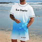 📢📢40% OFF !! ⏰Men's Summer Casual Printed 2-Piece Set