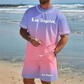 📢📢40% OFF !! ⏰Men's Summer Casual Printed 2-Piece Set