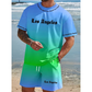 📢📢40% OFF !! ⏰Men's Summer Casual Printed 2-Piece Set