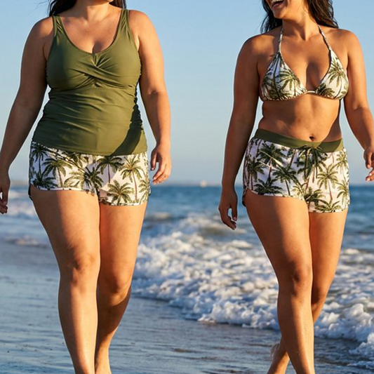 👙✨3-Delige Tankini Set – Buikcorrigerend & Comfortabel