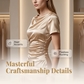🎁New Arrivals 50% OFF💥Women's Elegant Satin Ruched Bodycon Dress 💎 Slip into Silk-Kissed Confidence – Ruched to Flatter, Cut to Impress ✨
