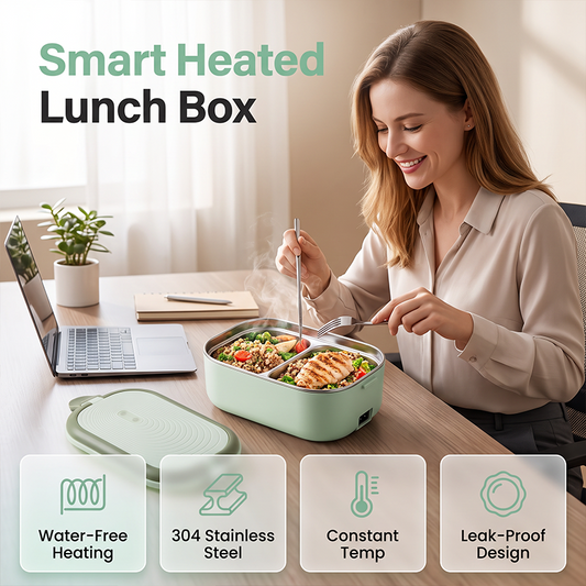 🍱  Draagbare Elektrische Lunchbox — Verwarmen Zonder Water