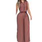 Dames mouwloze top en broek 2-delige set