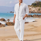 ⏳🔥TIJDELIJKE AANBIEDING: 50% KORTING! ⏰Minimalistische casual set met overhemd en broek voor heren