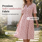 🎉 TIJDELIJKE AANBIEDING: 50% KORTING! 👗 Bloemenjurk met V-hals en zakken – Moeiteloze tuincharme 🌸