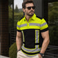 👕 Reflecterend heren-shirt met korte mouwen en hoge zichtbaarheid