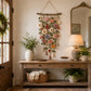 🔥 50% Korting 🌸 Boho Bloemenwanddecoratie – Gezellige Handgemaakte Look