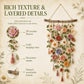 🔥 50% Korting 🌸 Boho Bloemenwanddecoratie – Gezellige Handgemaakte Look