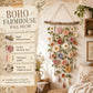🔥 50% Korting 🌸 Boho Bloemenwanddecoratie – Gezellige Handgemaakte Look