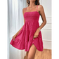 📢📢40% OFF !! ⏰Women's Sleeveless Smocked Mini Dress