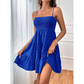 📢📢40% OFF !! ⏰Women's Sleeveless Smocked Mini Dress